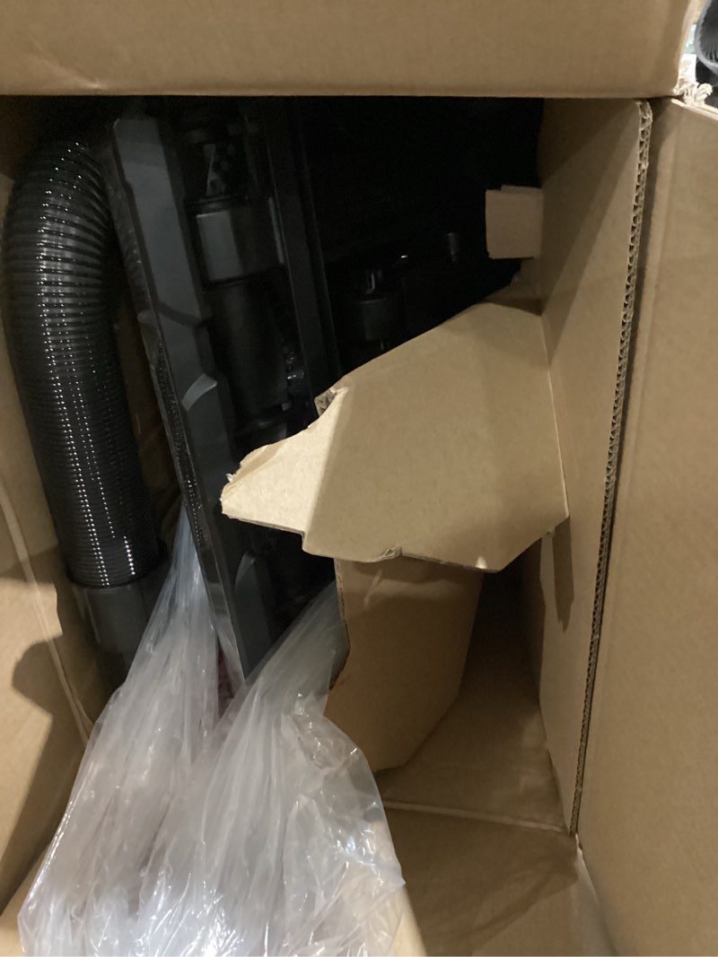 Condition photo showing As Is for eureka powerspeed lightweight powerful pet upright vacuum cleaner, for carpet and hard floor, suction with upgrated cyclone, new model