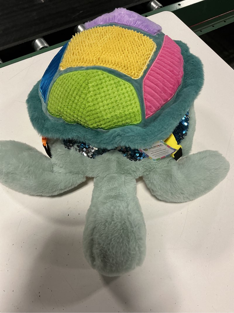 Condition photo showing Good Condition for meavia weighted sensory lap pad sea turtle plush, stuffed turtle toy with detachable lap pillow, feelix collection