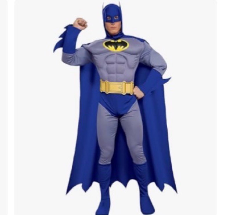 Rubies DC Comics Superheroes: Batman Costume for Adults, Men's Large