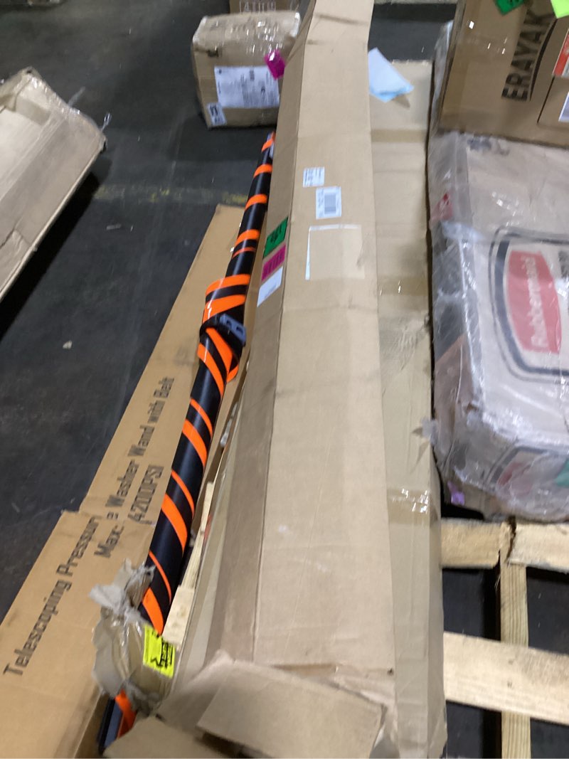 Condition photo showing As Is for MARSHALLTOWN Asphalt Lute Rake, Blunt 36 Inch Blade, 84 Inch Aluminum Handle, T Connector, Made in The USA, RED700083C