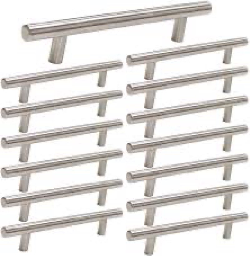 homdiy 15 Pack Brushed Nickel Cabinet Pulls Drawer Handles Cabinet Hardware Stainless Steel Cabinet 