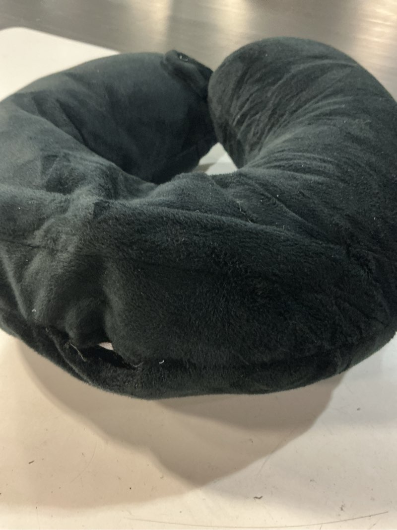 Condition photo showing As Is for brookstone memory foam hooded travel neck pillow