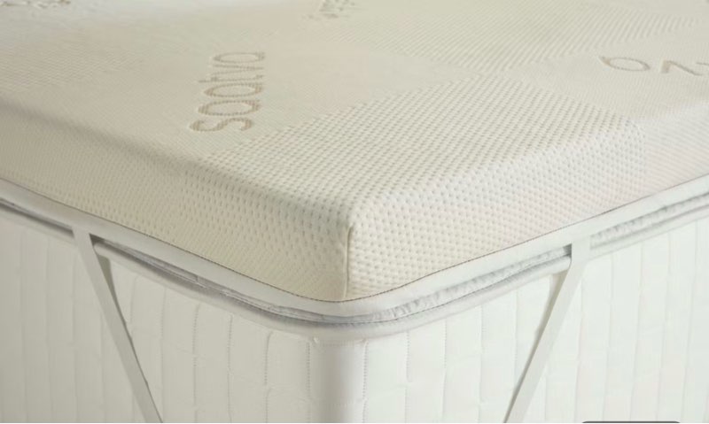 bedlore 4-inch queen mattress topper for back pain - dual layer medium support (2" gel memory foam +