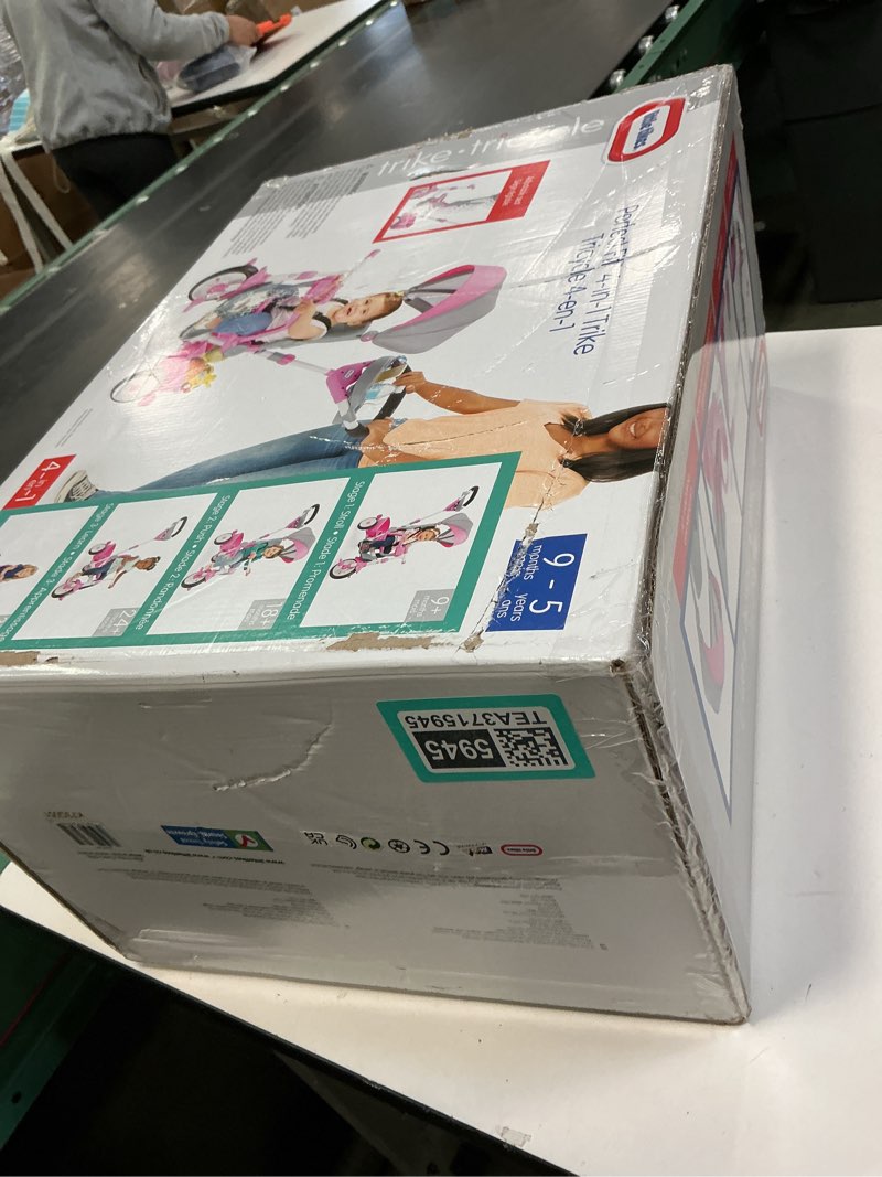 Condition photo showing New/Like New for Little Tikes Perfect Fit 4-in-1 Trike, Pink, 9 months - 5 years