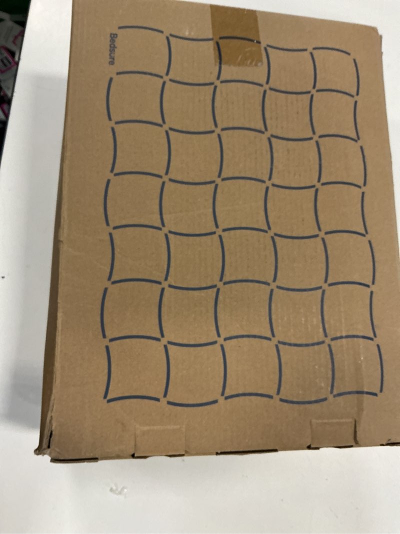 Condition photo showing New/Like New for Bedsure Full Size Comforter Set - 7 Pieces Lavender Full Bedding Set for All Seasons, Boho Contrasting Design Bed in a Bag with Comforter, Sheets, Pillowcases & Shams 09 - Lavender/Grayish Purple Full