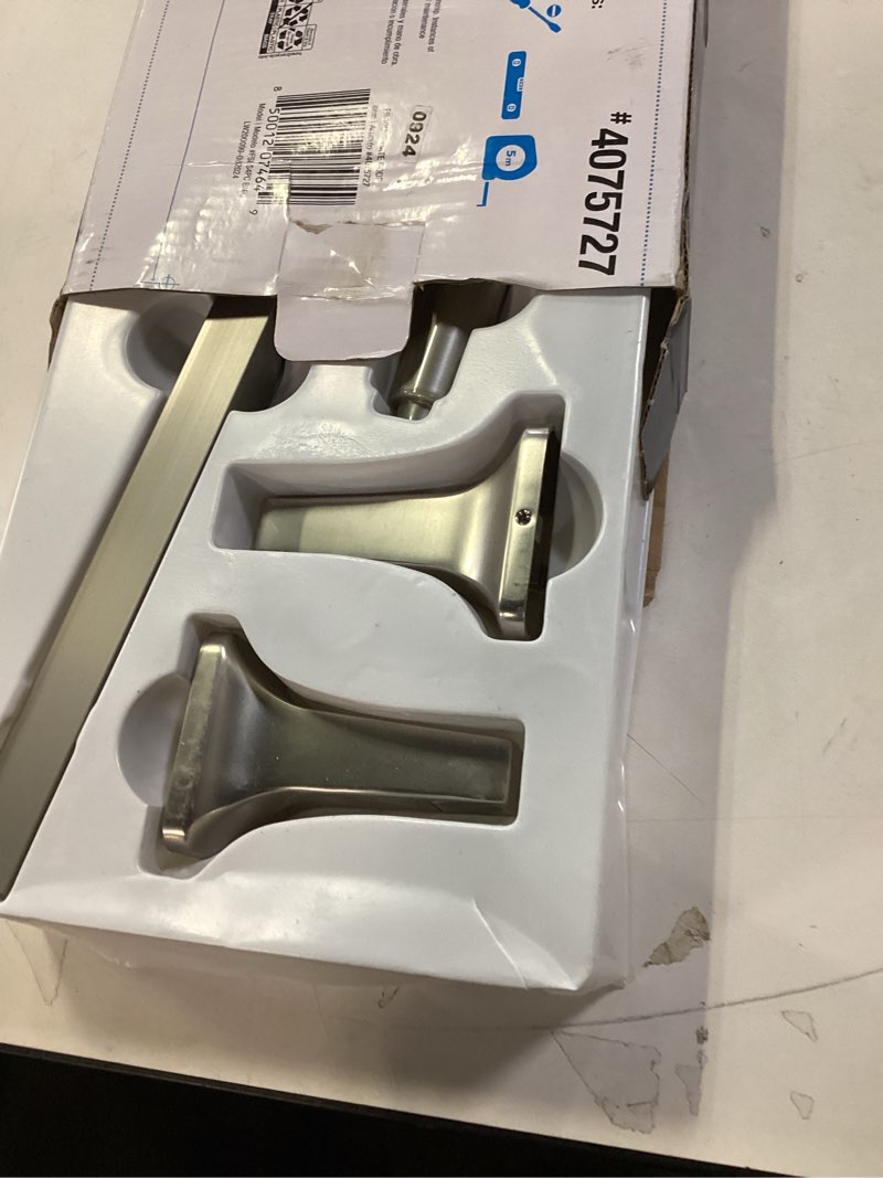 Condition photo showing item condition for BGL Bathroom Accessory Set, Brushed Nickel Adjustable Expandable Towel Bar 4-Piece Bathroom Hardware Set Wall Mounted silimar