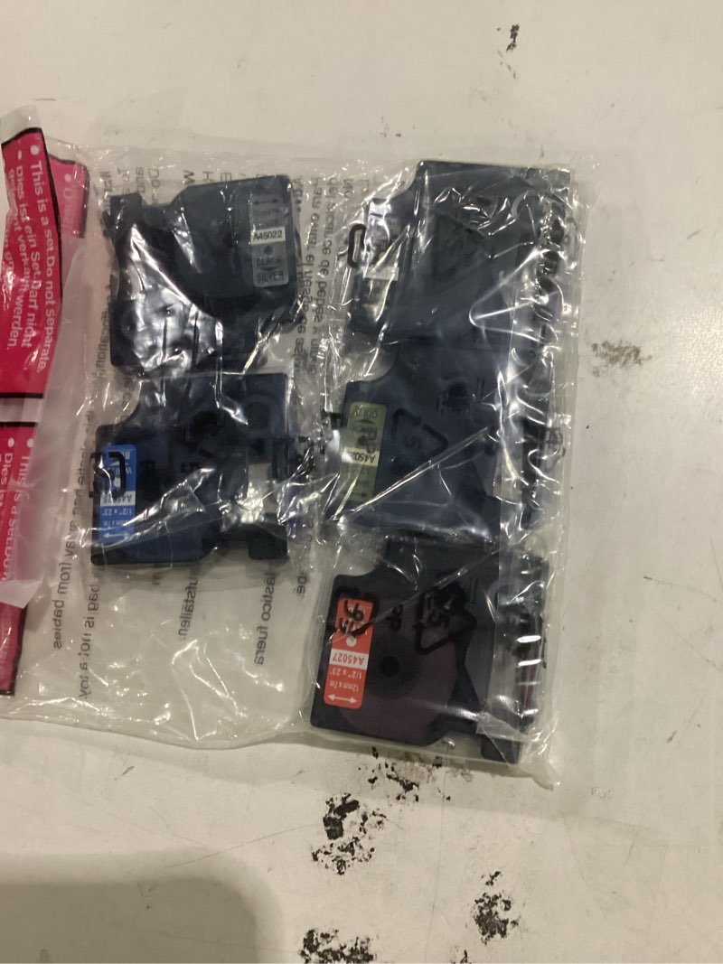 Condition photo showing Good Condition for 5x replace for dymo label maker refills d1 label tape cartridges 1/2in 23ft | gold/silver/red/blue/black multi-color label compatible for dymo label maker 160 210d 260p 280 360d 420p 500ts 640cb colorpop