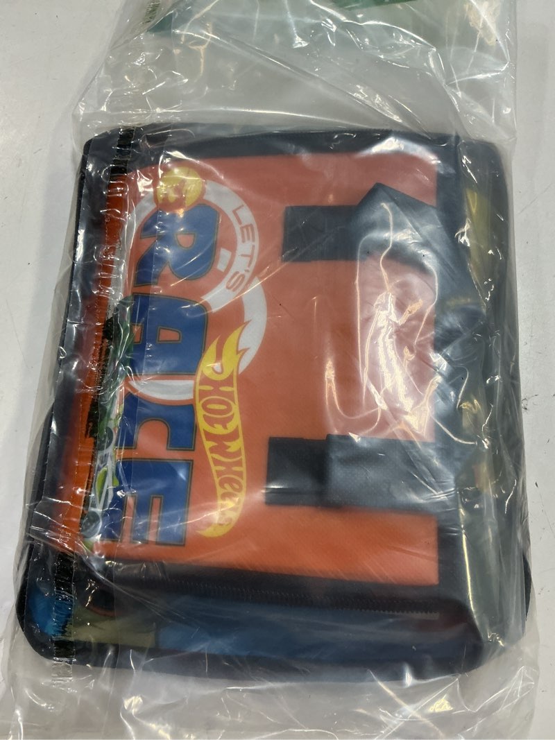 Condition photo showing Good Condition for hot wheels tara toy: zipbin ramp it up - unzip to convert into a 21"x21" racetrack playmat & car ramp, storage & play, toy car box, kids ages 3+ storage and racetrack