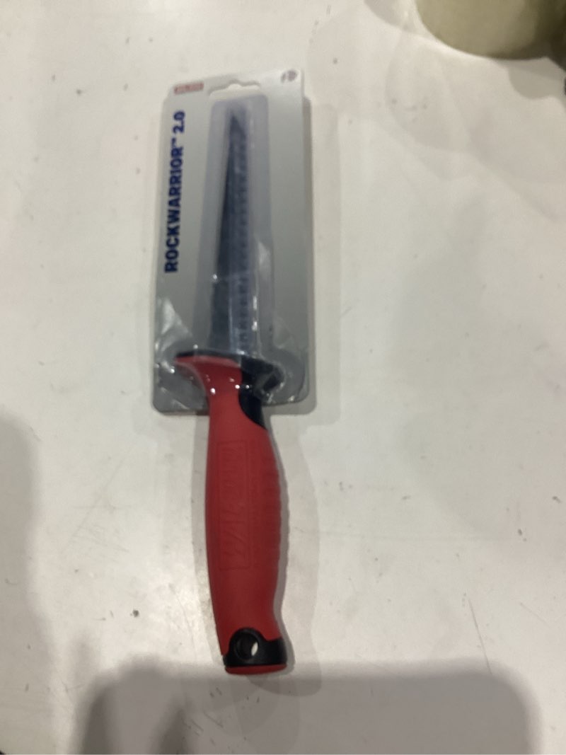 Condition photo showing As Is for wal-board tools soft grip rockwarrior drywall 6-in coarse cut jab saw