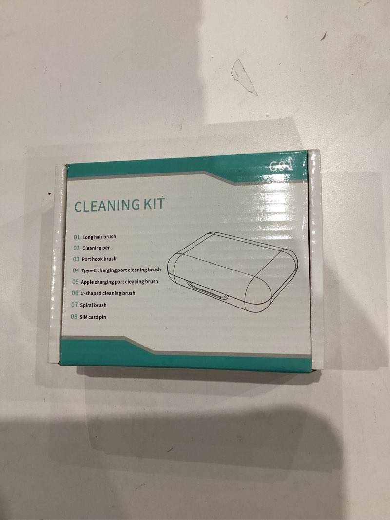 Condition photo showing New/Like New for Cleaner Kit for AirPod, Multi-Tool iPhone Cleaning Kit, Cell Phone Cleaning Repair & Recovery iPhone and iPad (Type C) Charging Port, Lightning Cables, and Connectors Square Black