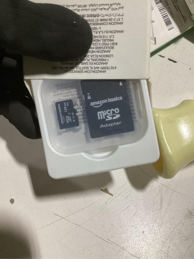 Condition photo showing Good Condition for amazon basics micro sdxc memory card with full size adapter, a2, u3, read speed up to 100 mb/s, 128 gb, black 128gb