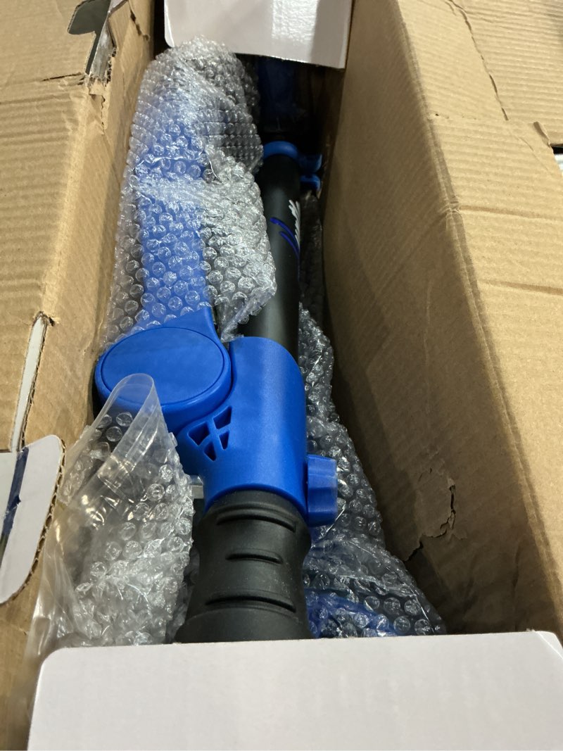 Condition photo showing As Is for hurtle 3-wheeled scooter for kids - wheel led lights, adjustable lean-to-steer handlebar, and foldable seat - sit or stand ride with brake for boys and girls ages 1-14 years old blue