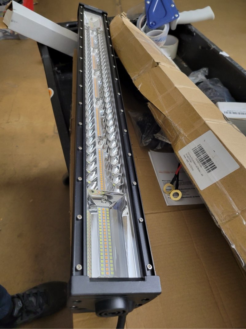 Auxbeam LED Amber Light Bar Strobe Light 30 INCH