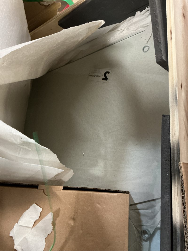 Condition photo showing New/Like New for LFT HUIMEI2Y Glass Display Cabinet with LED Lights and Lock, 4-Shelf Curio Cabinets with Door, Tempered Glass Collection Display Showcase for Bedroom, Living Room 65”x 17”x 14.5” White Quick Install-white 4 Shelf Single Door-LED