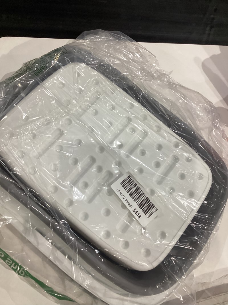 Condition photo showing Good Condition for Beinilai Collapsible Foot Bath Basin for Soaking Feet,Foot Soak Tub,Plastic Foot Bucket with Handles and Massage Acupoint,Foldable Laundry Basket-Gery 1 Pack Grey