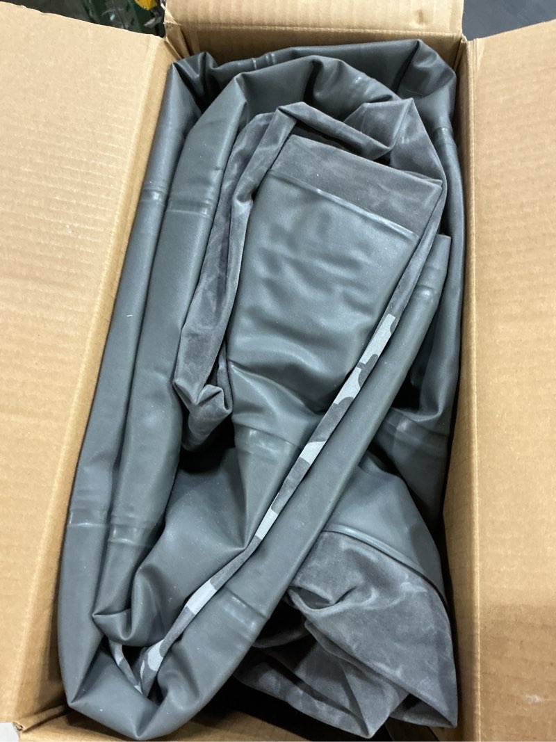 Condition photo showing Good Condition for intex twin size air mattress, 18in height, built-in pump, dura-beam deluxe comfort-plush - portable inflatable blow-up bed for camping, travel, guests 18" grey twin