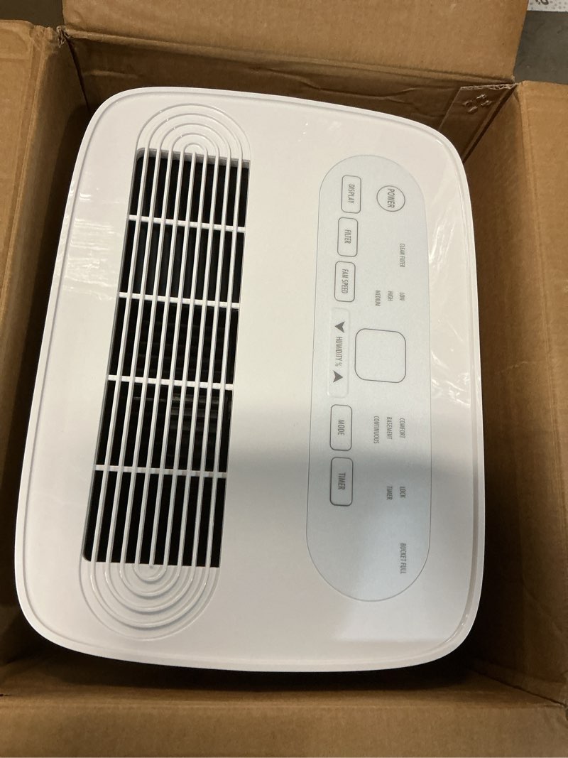 Condition photo showing Good Condition for deverse max 80 pints energy star dehumidifier for home/bedroom/basement, 5000 sq.ft coverage, with drain hose, smart humidity control & large tank
