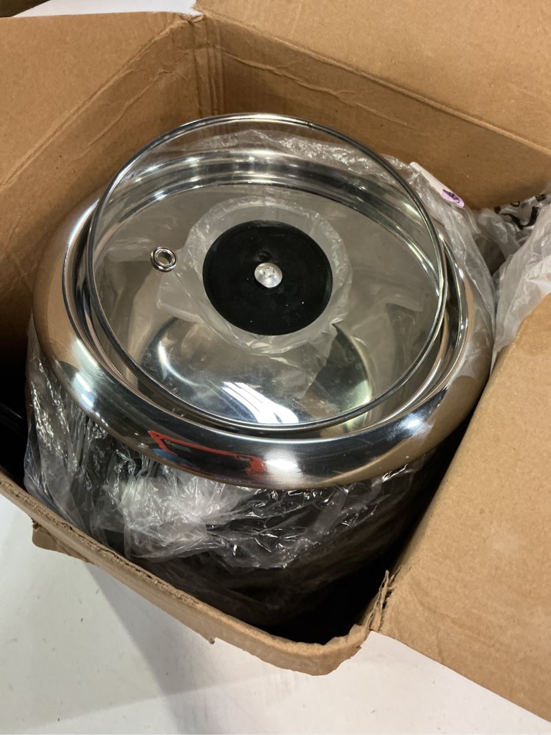 Condition photo showing Good Condition for elite gourmet erc006ss 6-cup electric rice cooker with stainless steel inner pot, makes soups, stews, porridges, grains and cereals, 6 cup (3 cups uncooked), black