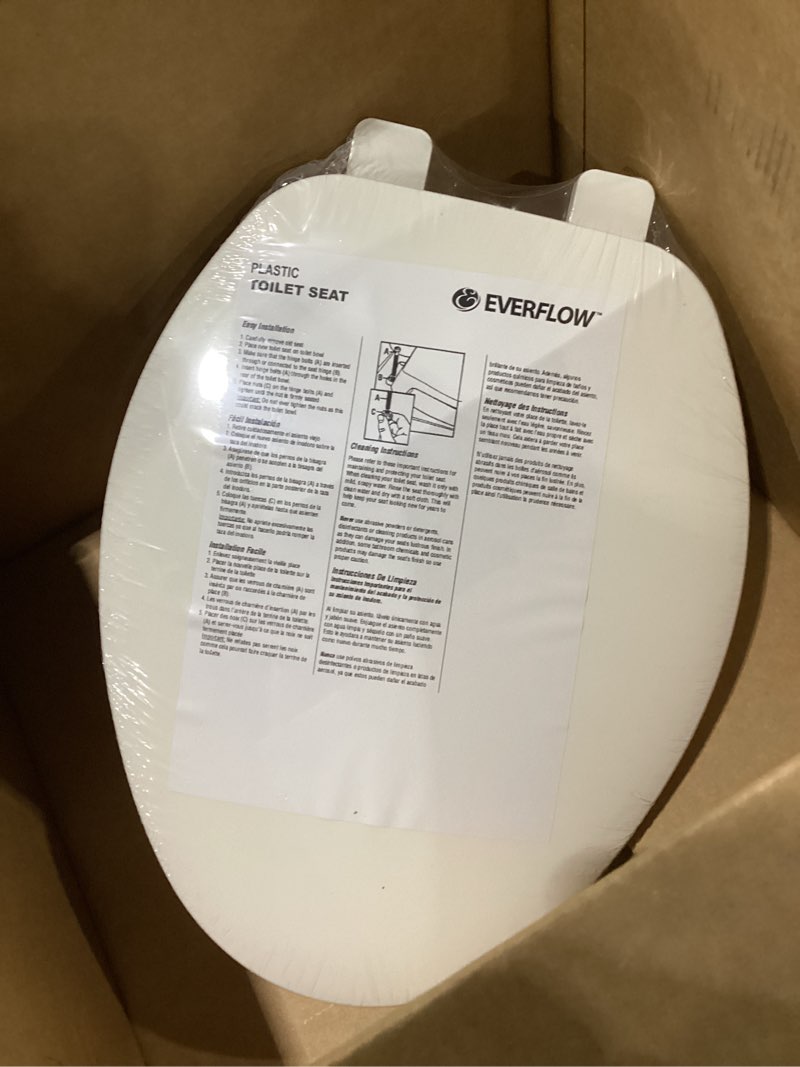 Condition photo showing New/Like New for Similar to stock photo!!! ReadyLatch Slow Close Toilet Seat, Elongated, Quiet-Close Lid and Seat, Grip-Tight Bumpers, White