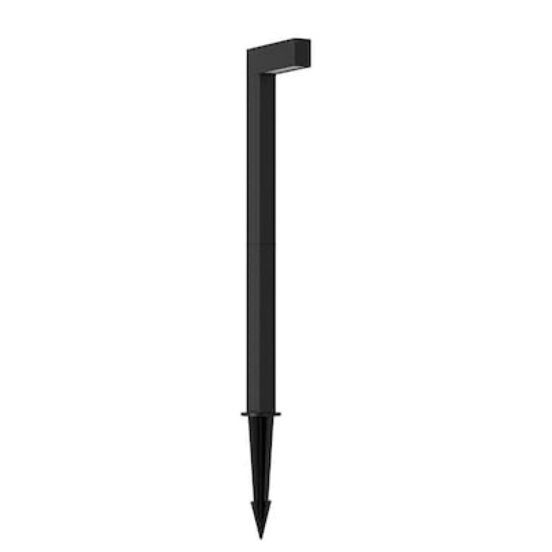 harbor breeze 90 -lumens matte black low voltage hardwired led outdoor path light 3000-