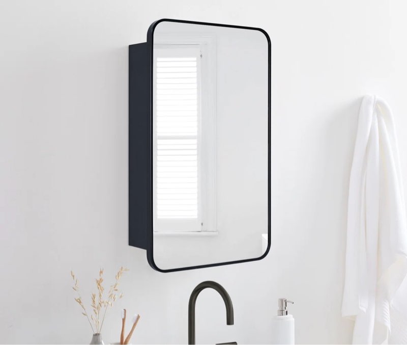 Garnes Recessed or Surface Mount Framed Medicine Cabinet