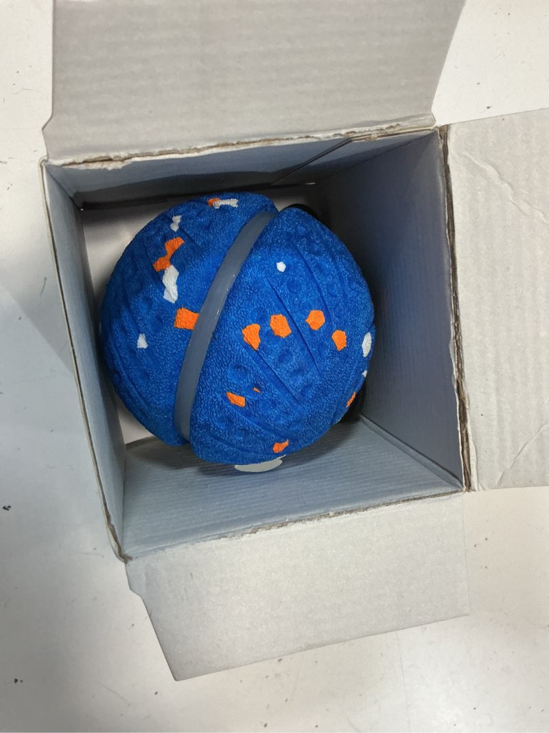 Condition photo showing Good Condition for smart dog ball toy, moving bouncing dog ball with colorful lights, e-tpu material, 3 play modes automatic rolling dogs toy for small medium dogs(blue)