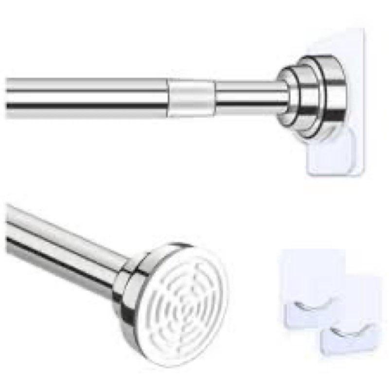 Assorted curtain rods showe curtain rods 