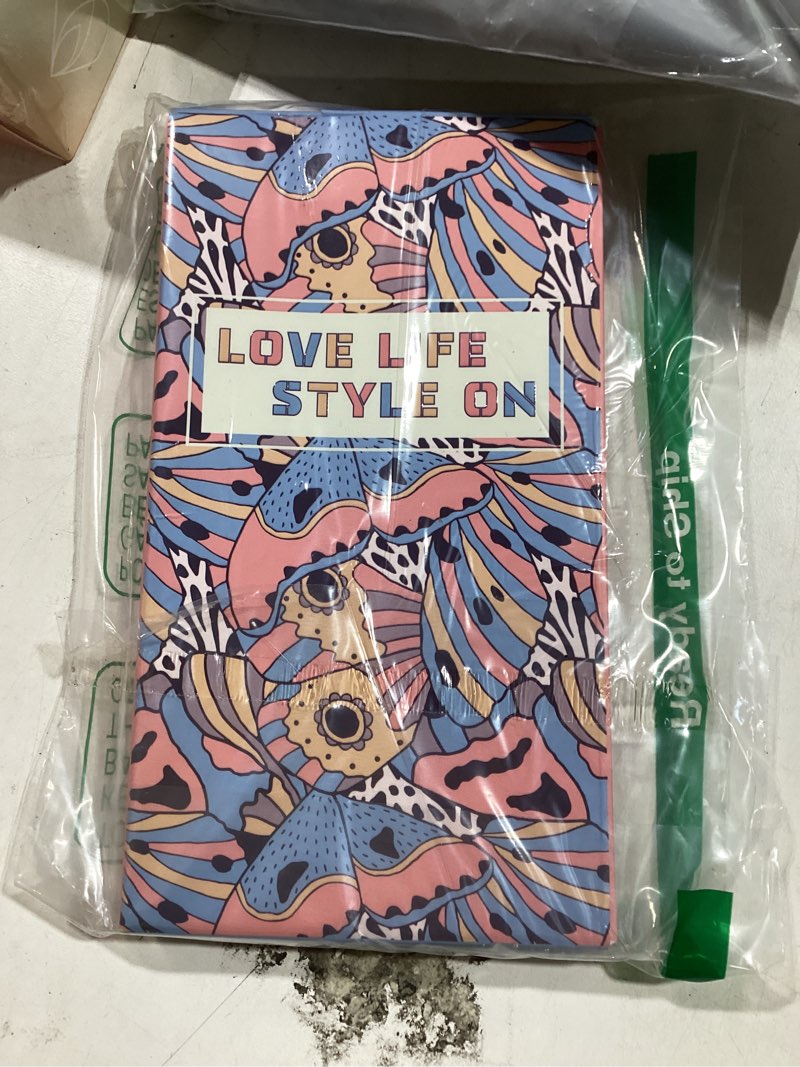 Condition photo showing New/Like New for loheckle for iphone 17 pro case with stand- compatible with magsafe women girls cute clear aesthetic unique design soft tpu magnetic ring phone cover for apple 17 pro, purple flower purple flower for iphone 17 pro