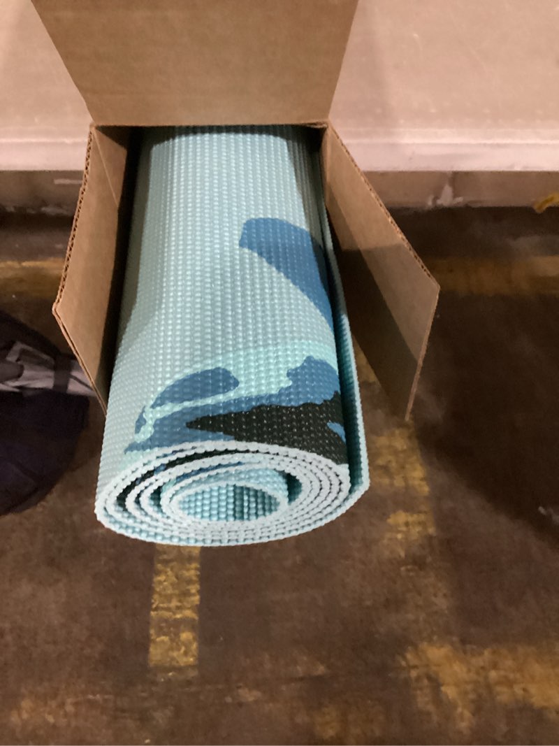 Condition photo showing Good Condition for gaiam print yoga mat, non slip exercise & fitness mat for all types of yoga, pilates & floor exercises vibrant flourish