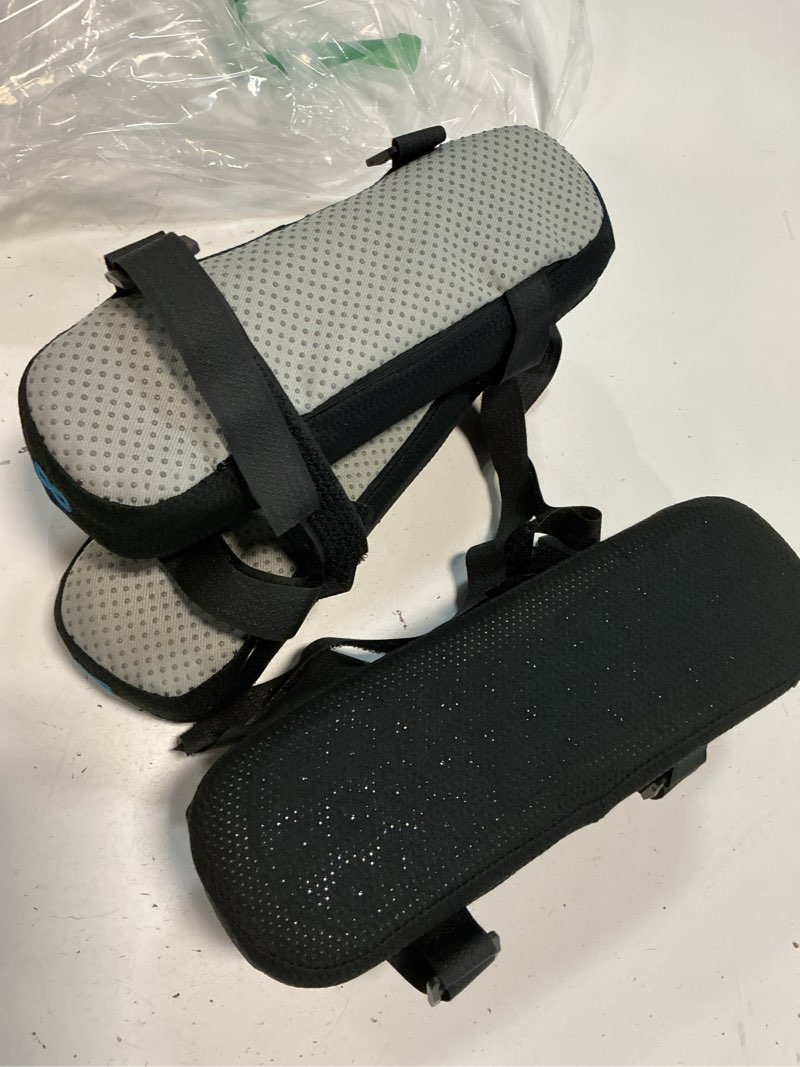 Condition photo showing Good Condition for Everlasting Comfort Office Chair & Wheelchair Arm Pads - Cooling Memory Foam Arm Rest Cover for Desk, Gaming Chair, Wheelchair Armrest Pads Black