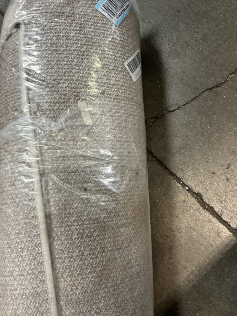 Condition photo showing As Is for 9x12 Area Rugs for Living Room: Washable Large Vintage Floral Rug Low Pile Non-Slip Boho Carpet for Bedroom Dining Home Office (Beige, 9'x12') Beige 9' x 12' (Rectangular)