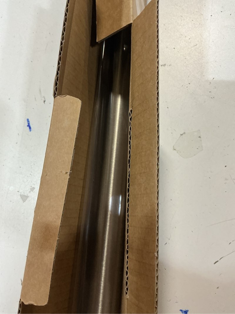 Condition photo showing New/Like New for Ivilon Drapery Window Curtain Rod - End Cap Style Design 1 Inch Pole. 48 to 86 Inch Color Brushed Nickel 48 to 86 in.