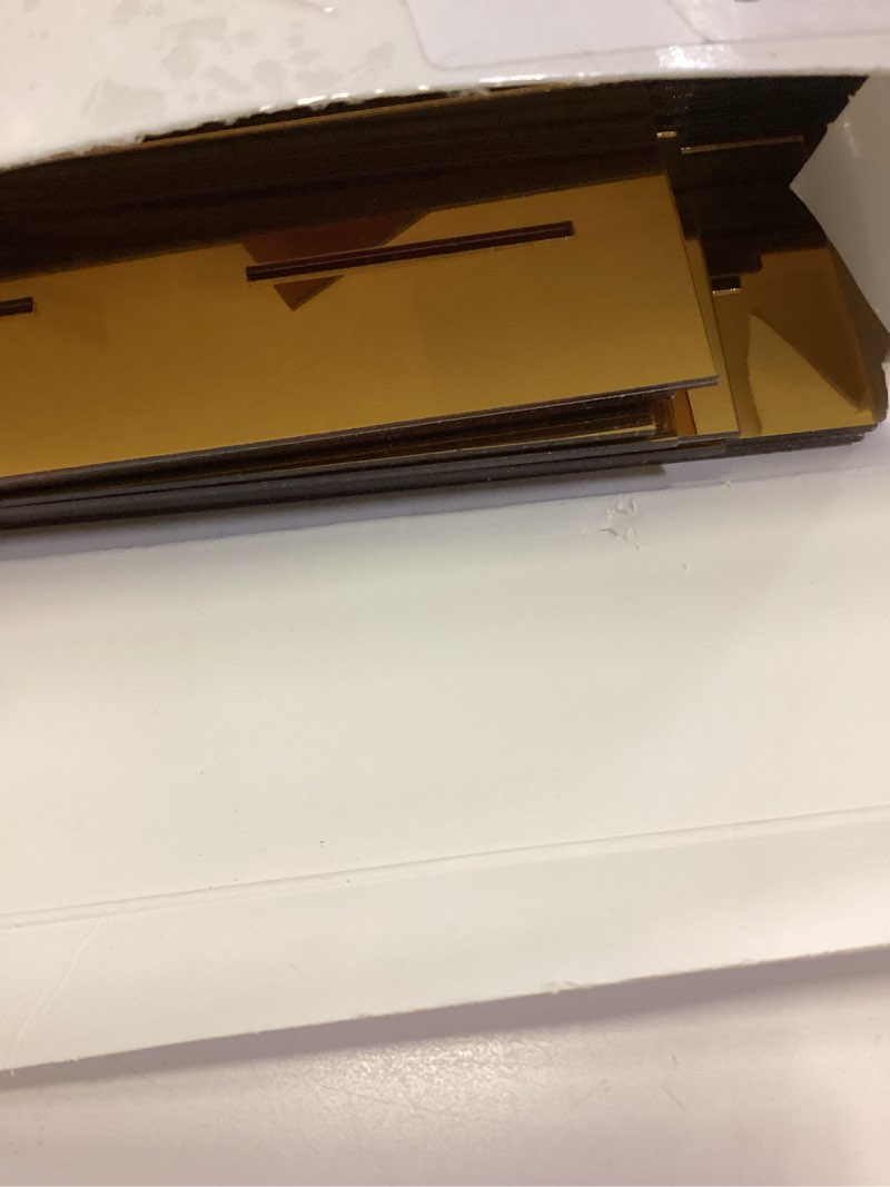 Condition photo showing Good Condition for aceorbit gold wedding table numbers 1-20 with stands 5" x 7" gold acrylic wedding signs with holder mirrored arch numbered signage double sided tabletop reception sign for anniversary, event decor