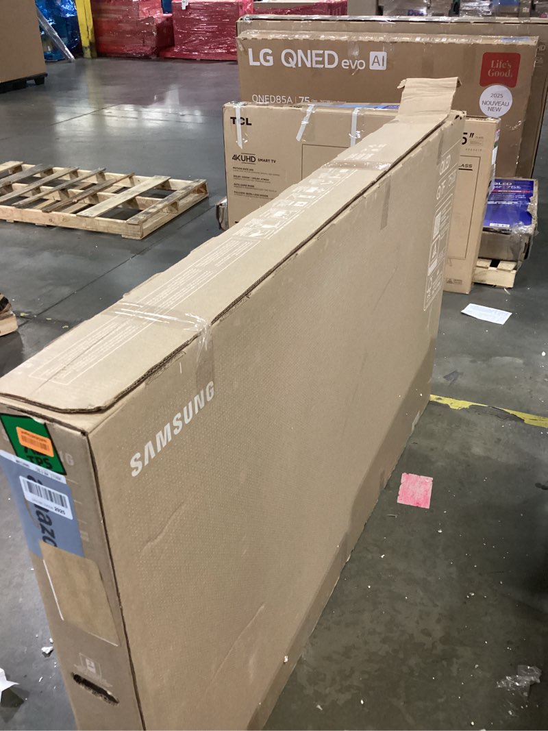 Condition photo showing Good Condition for Samsung 75-Inch Class QLED Q7F Series Samsung Vision AI Smart TV (2025 Model, 75Q7F) Quantum HDR, Object Tracking Sound Lite, Q4 AI Gen1 Processor, 4K upscaling, Gaming Hub, Alexa Built-in