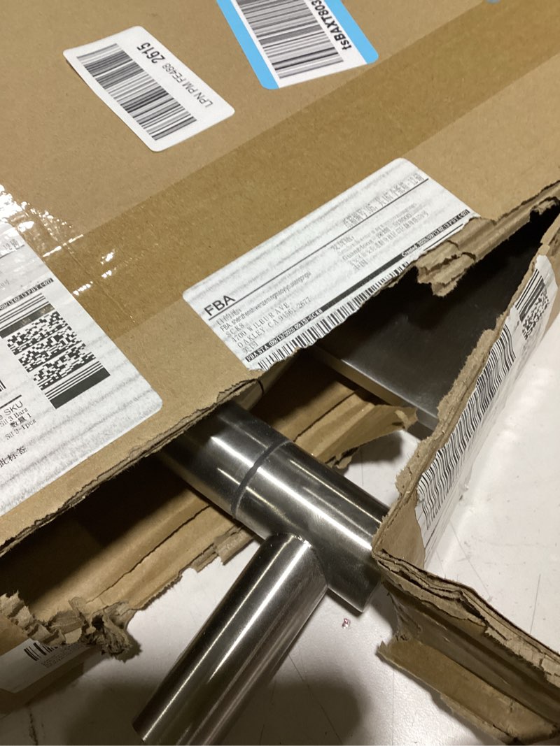 Condition photo showing As Is for Smart Heated Towel Racks for Bathroom Wall Mounted, Electric Towel Warmer with App Remote Control, Timer & Memory, Rotating Space-Saving Heated Towel Racks, Adjustable Temperature, Fast Heating 1 Bar Black