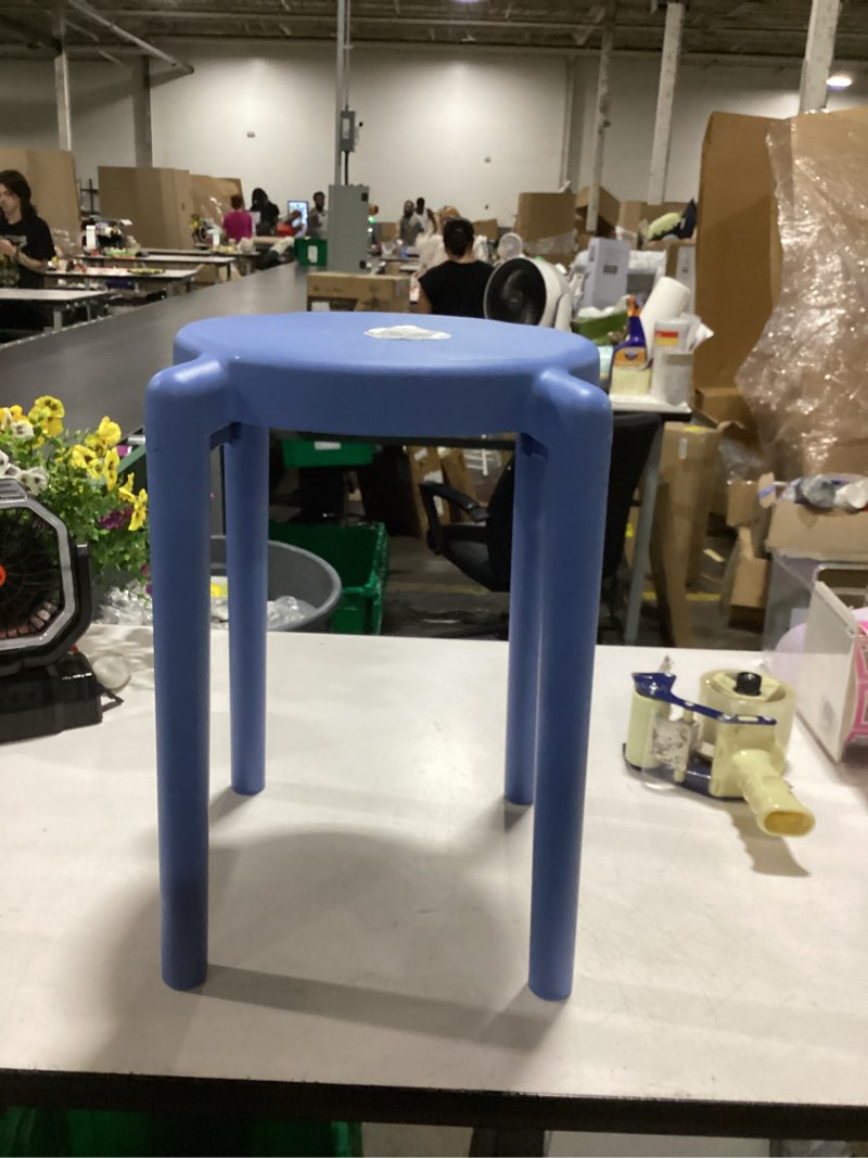 Condition photo showing Good Condition for round accent patio end table blue - room essentials™