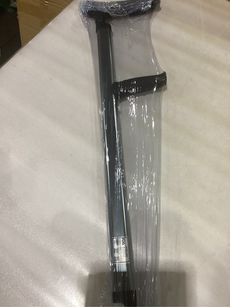 Condition photo showing Good Condition for HOMLAND Adjustable Aluminum Walking Cane & Underarm Crutches with Pads and Handgrips, for Adults 150-190cm Tall