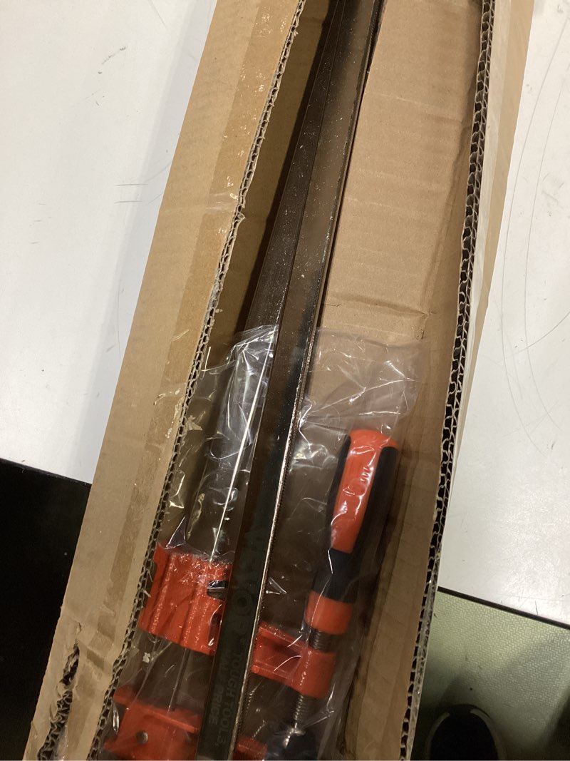 Condition photo showing Good Condition for vevor bar clamps for woodworking, 2-pack 24 inch opening, lockable f-clamp with 600 lbs load limit, 2-1/2 inch depth, cast iron and carbon steel, easy to use, wood clamps for woodworking metal working medium-duty 24"(2 pack)