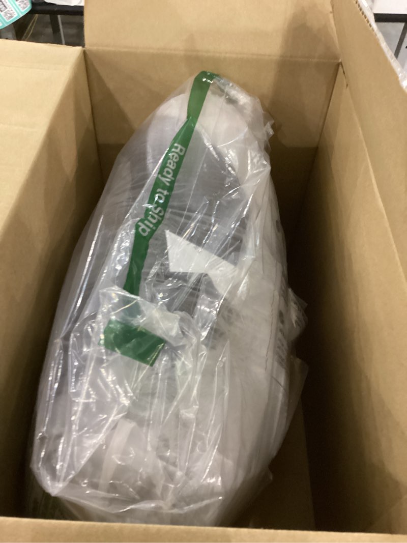 Condition photo showing New/Like New for Bedsure Calming Dog Bed for Small Dogs - Donut Washable Small Pet Bed, 23 inches Anti-Slip Round Fluffy Plush Faux Fur Large Cat Bed, Fits up to 25 lbs Pets, Pale Grey 23"L x 23"W x 8"Th Pale Grey