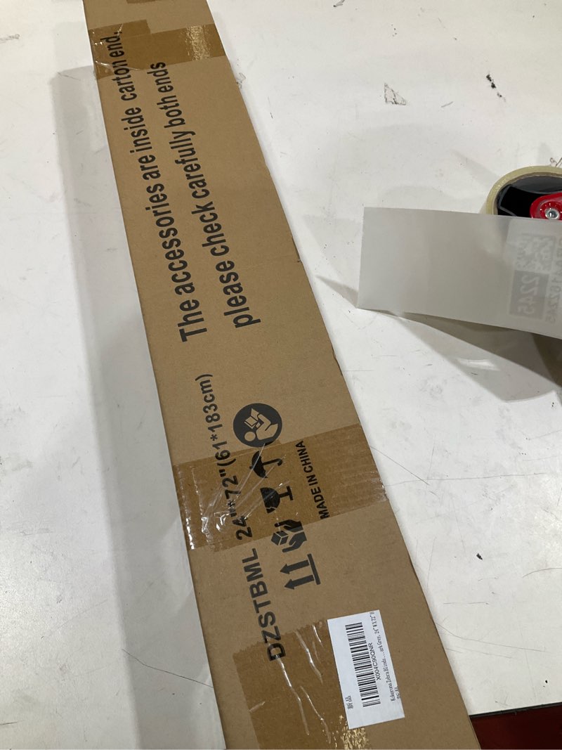Condition photo showing New/Like New for kokorona zebra blinds roller shades cordless window blinds with valance cover, day and night sheer shades dual layer fabric for light control light filtering privacy, dark grey, 24" w x 72" h 24"w x 72"h dark grey