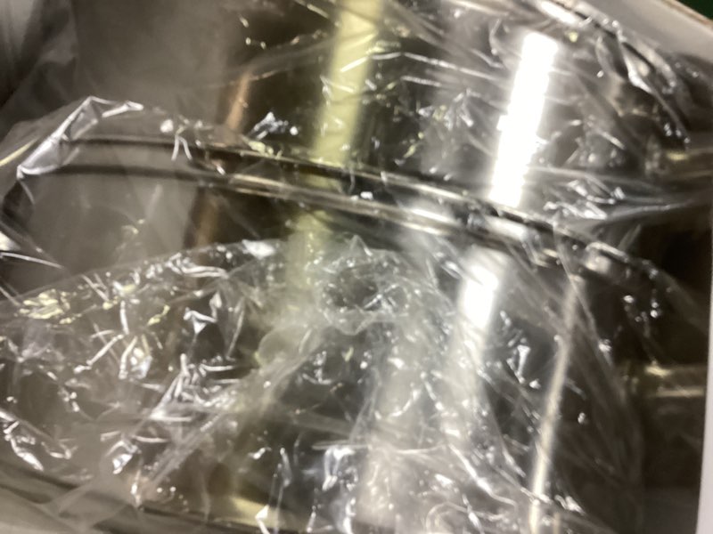 Condition photo showing New/Like New for VENTION Large Stainless Steel Induction Steamer Pot for Cooking(34cm), 3 Tier Steamer for Cooking, 13 2/5 Inch Steam Pot for Dumpling 13 2/5 Inch 3 Tier Steamer 13.4"