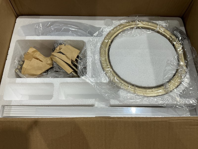 Condition photo showing Good Condition for yitahome ceiling fan with light and wall switch remote, 52 inch modern gold white fan, quiet reversi