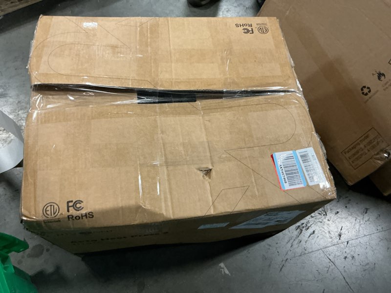 Condition photo showing As Is for HTVRONT Auto Heat Press 2 - Heat Press Machine for T Shirts with Adjustable Pressure & Higher Heating Height, Heats Up Fast & Evenly Heat Press 15x15 for HTV, Sublimation, Heat Transfer Projects Bubble Blue