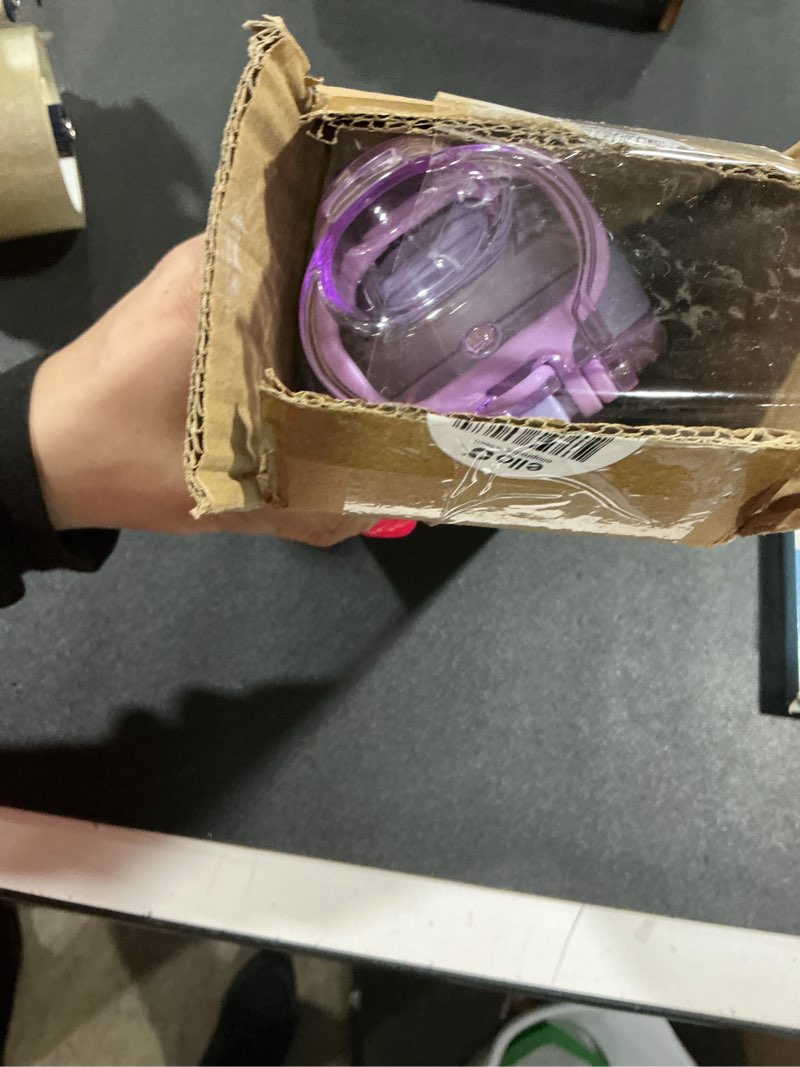 Condition photo showing Good Condition for Ello Pop & Fill 18oz Stainless Steel Kids Water Bottle with Quick Fill Lid | Vacuum Insulated BPA Free Bottle with Leak Proof Straw and Chug Lid, Dishwasher Safe, Gift For Kids Teens, Lavender Fields