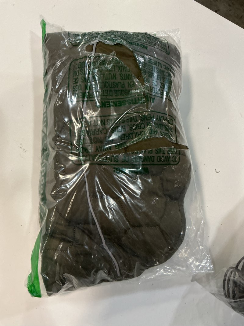 Condition photo showing Good Condition for pawvouge dog winter coat thick lining & reflective dog jacket with adjustable neck and leg strap waterproof coat with harness hole for small to large dogs (green,small)