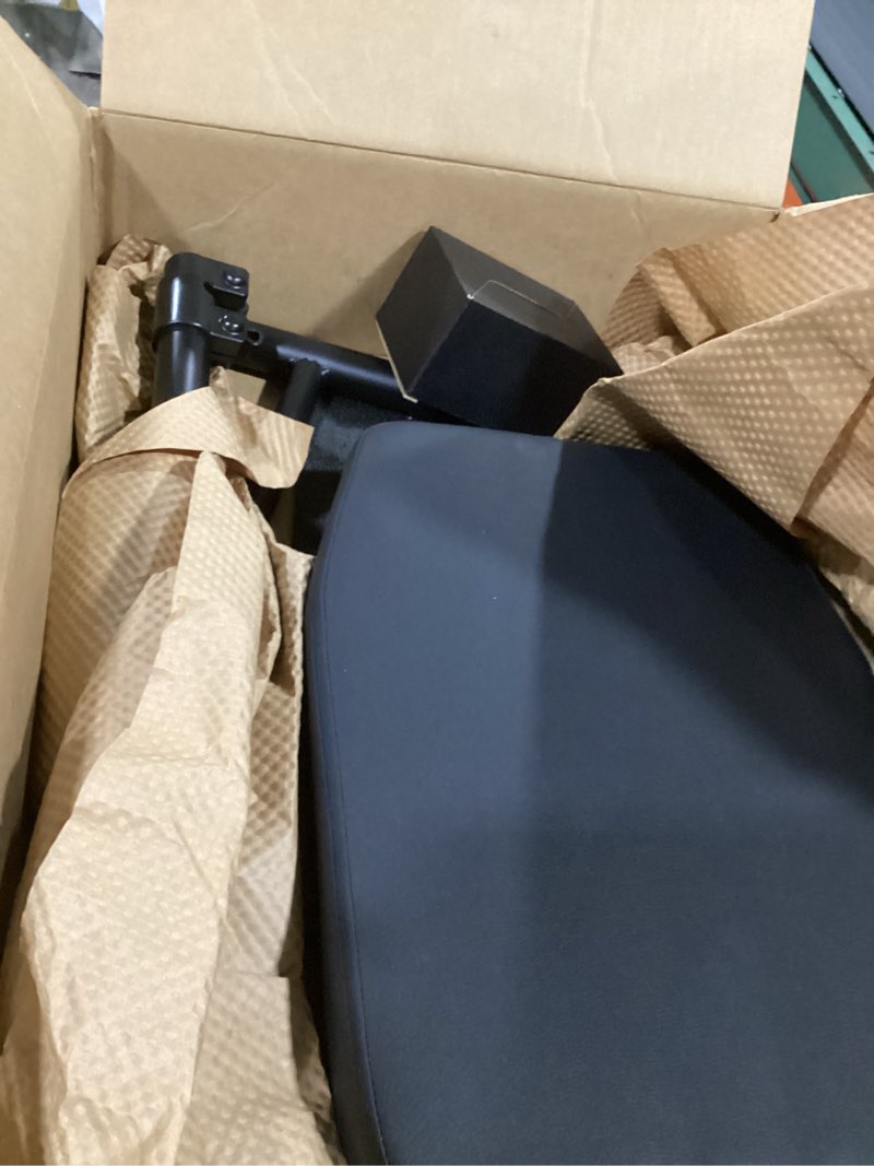 Condition photo showing Good Condition for poarmeey tattoo arm rest stand adjustable height and tilt black leather pad professional heavy equipment for tattoo studio
