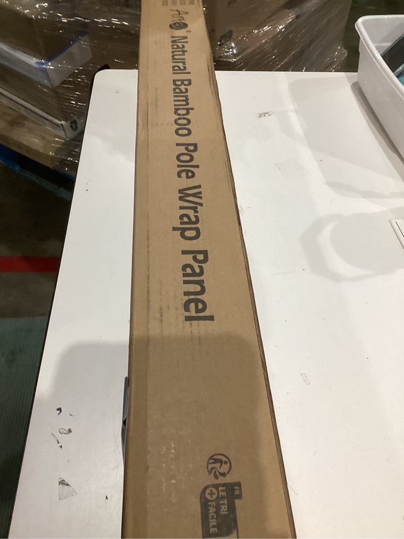 Natural bamboo pole Wrap panel