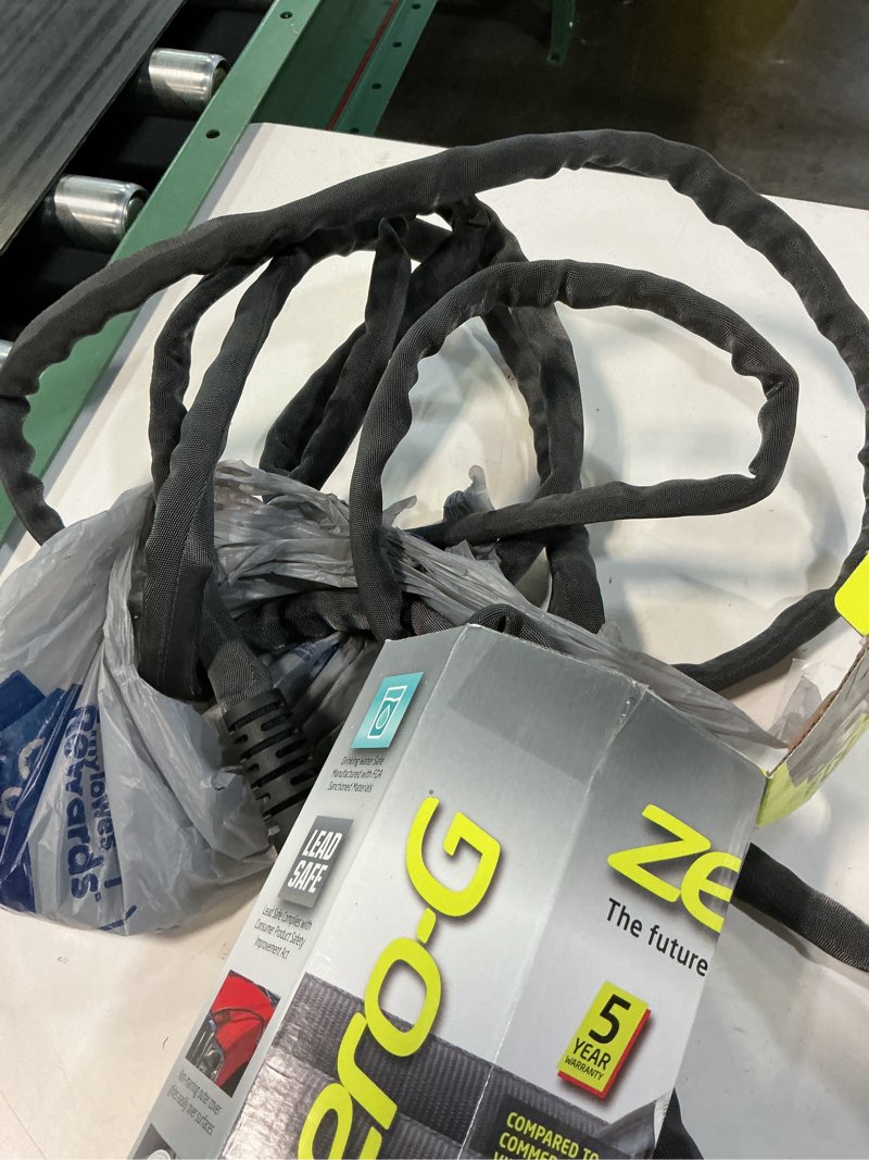 Condition photo showing As Is for teknor apex zero-g 5/8 in. d x 25 ft. l heavy duty commercial grade garden hose