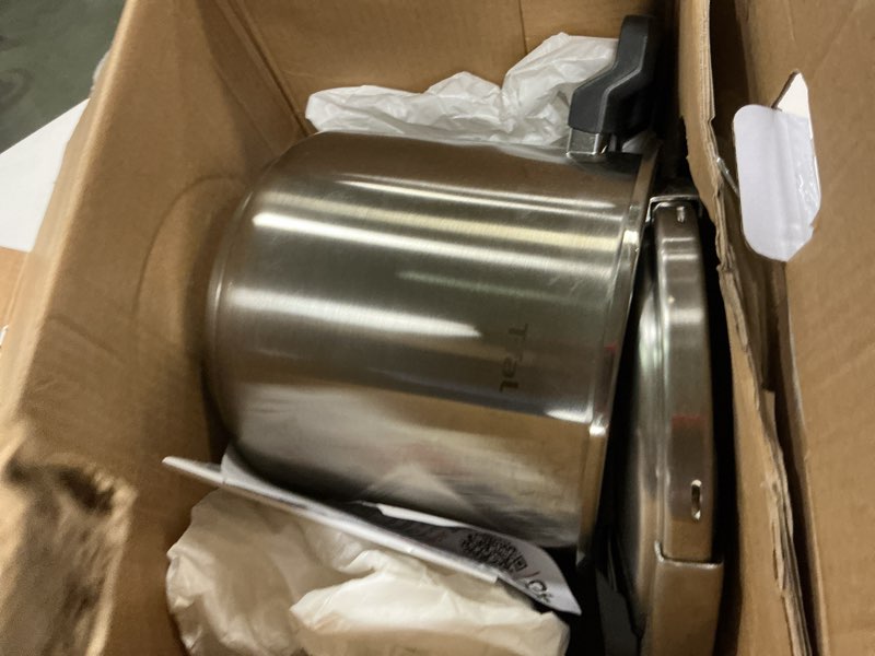 Condition photo showing As Is for T-fal Clipso Stainless Steel Cookware  Pressure Cooker  8 quart  Silver  P4500936