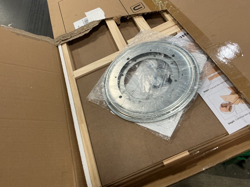 Condition photo showing Good Condition for all4jig 1500 pieces 2-in-1 tilting & rotating puzzle board for adults gifts, wooden jigsaw puzzle table with 4 drawers, portable board with lazy susan and cover, 25.2" x 34.2" metal medium-1500pcs